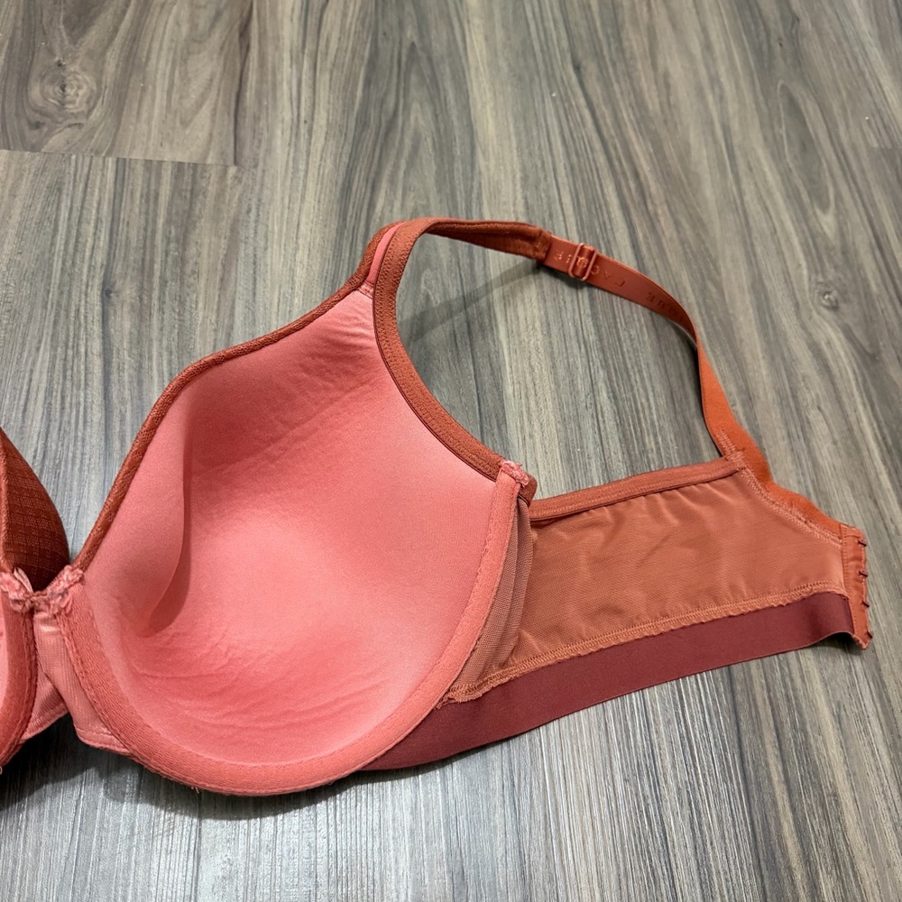 Cacique lightly lined T-shirt True Embrace orange Bra 42DD plus size - Picture 8 of 12